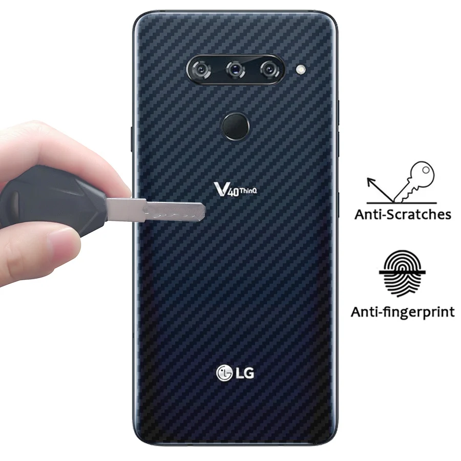 5 шт./лот 3D задняя крышка из углеродного волокна защитная пленка для LG G6 V30 V20 Q6 Plus G5