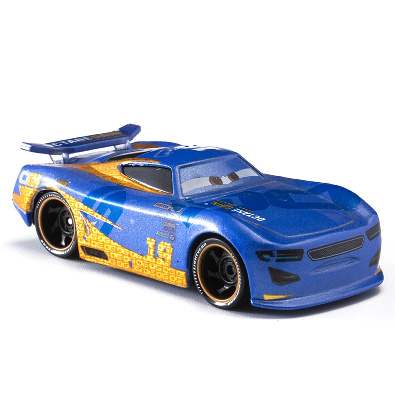 Disney машинок пиксара и с рисунками из мультфильма «Тачки 2 3 №36 гоночный автомобиль Lightning McQueen Джексон Storm Крус Mater 1:55 Diecast металлического сплава Модель автомобиля игрушки подарки