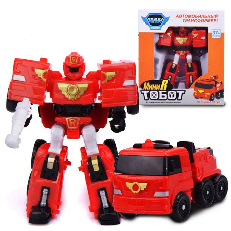 MINI1-238R-BOX 9 стилей, Tobot, 1 поколение, робот-машинки, игрушки для трансформации, мультфильм, деформация, аниме, Tobot, модель автомобиля, игрушки, подарок для детей - Цвет: MINI1-238R-BOX