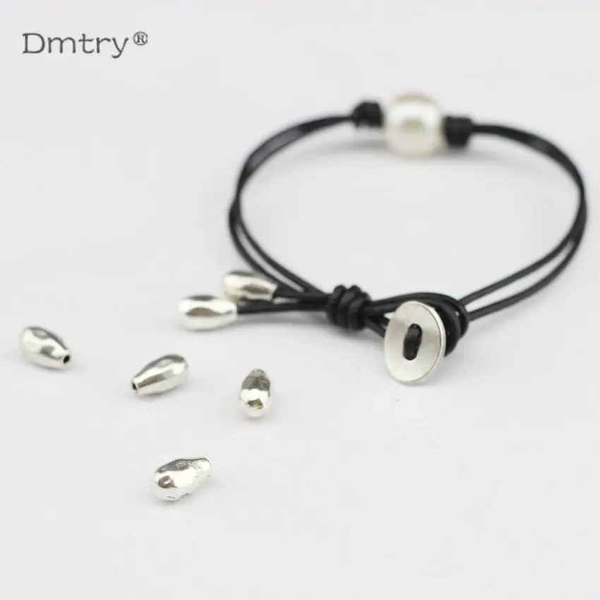 Dmtry 20 шт. модные ювелирные изделия фурнитура концевые бусины в форме капли воды