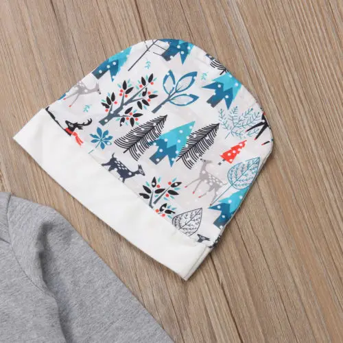 Pudcoco/брендовый Рождественский Комбинезон для маленьких мальчиков и девочек +