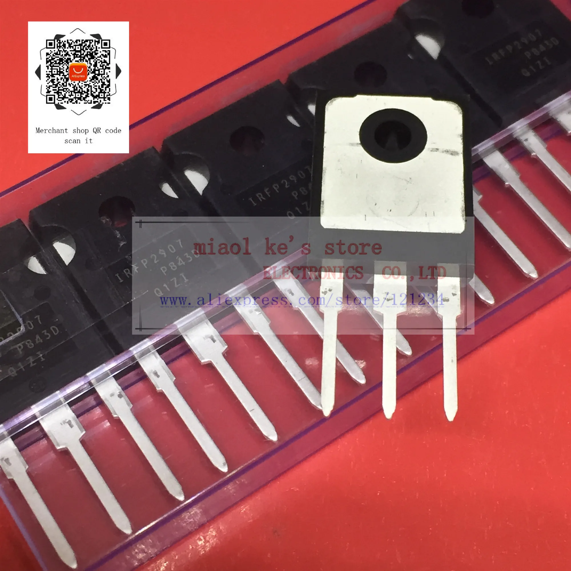 [5 шт./партия] 100% Новый оригинал IRFP2907PBF IRFP2907 TO 247 MOSFET N CHannel 75 в 209A(Tc) 470 Вт (Tc)