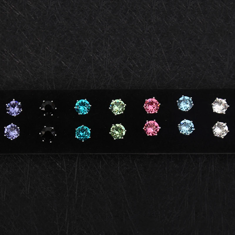 MALANDA 7 цветов Набор сережек с кристаллами Swarovski круглые серьги для женщин 2018 новые