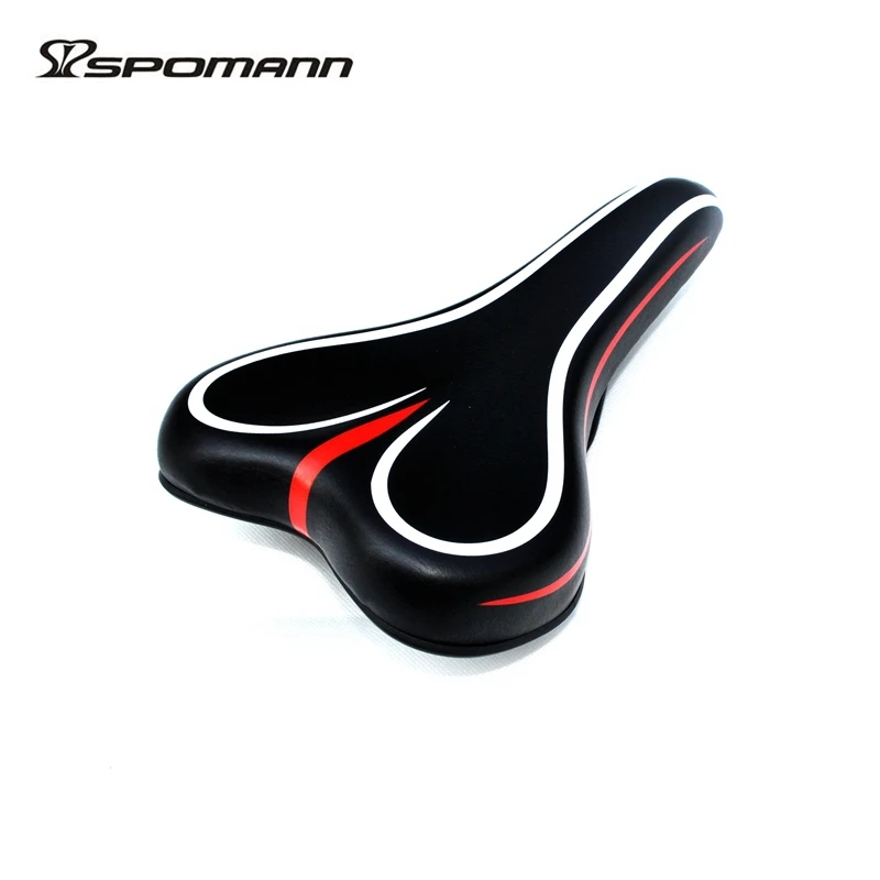 Мягкое седло для шоссейного велосипеда широкое утолщенное мягкое горного