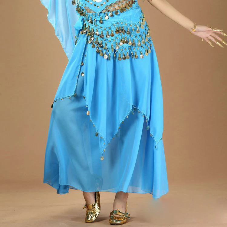 Высокое качество Bellydancing юбки юбка Танец живота Костюм спортивный платье или производительность юбка
