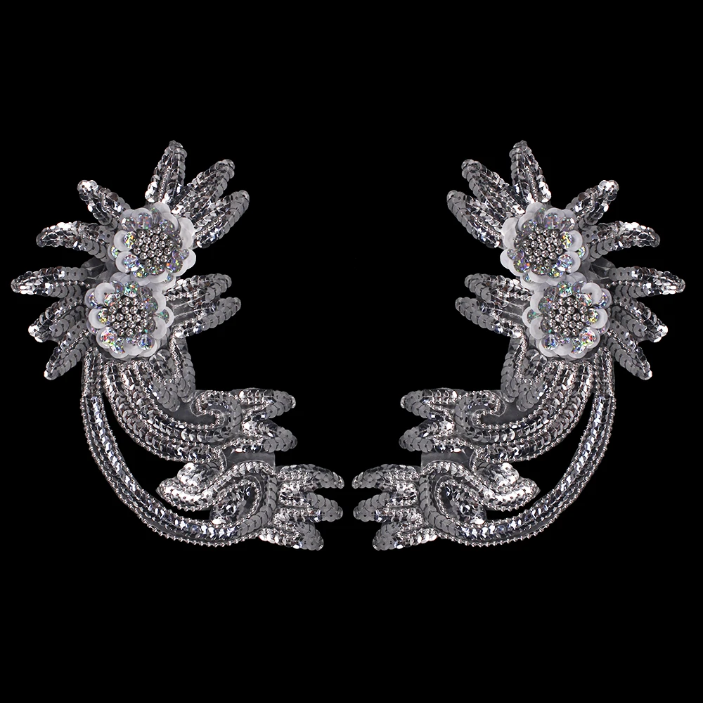 10 пар зеркальные Блестки для украшения одежды|paillette patches|patches appliquessewing supplies |