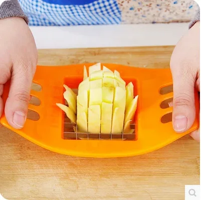 Шт. новые ПВХ + Нержавеющая сталь для французского картофеля фри тесак нож