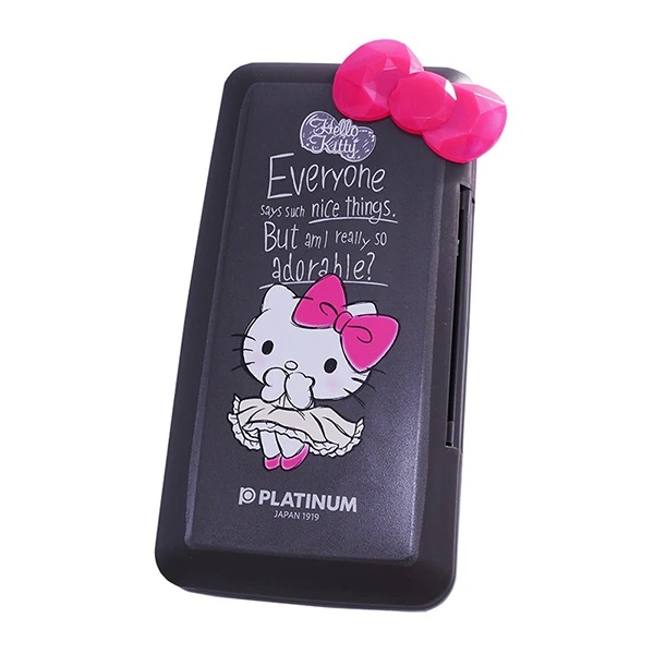 Платиновая гелевая ручка hello kitty, набор студенческих милых kawaii GBR-200KT - Цвет: black