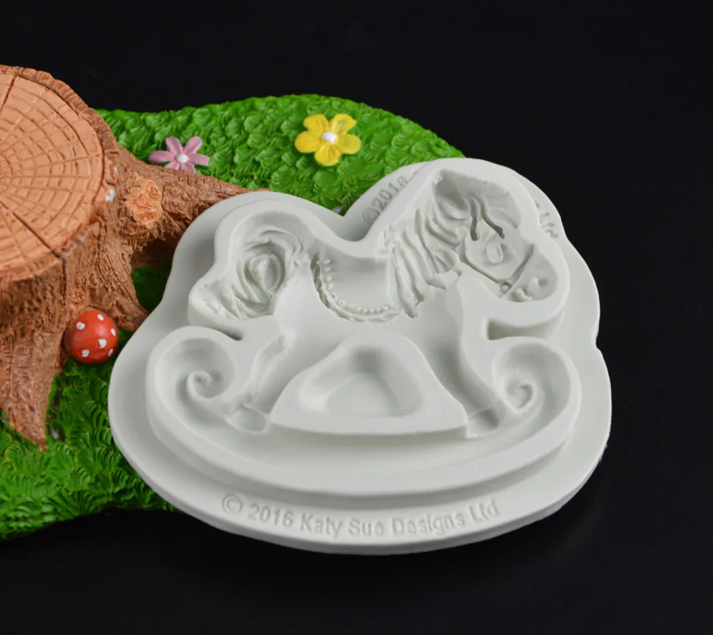 Luyou DIY троянским конем принт на Форма из силиконы штамповый полимерной глины