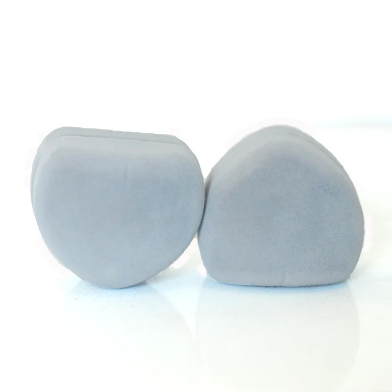 Бархатная Подарочная коробочка для колец в форме сердца милая шкатулка