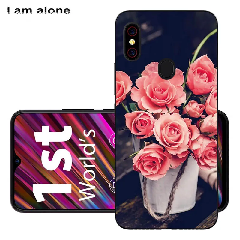 Solf TPU HH20 Чехлы для телефонов I am alone для Umidigi F1/F1 Play 6,3 дюймов черный мягкий ТПУ мобильный Модный чехол с принтом для Umidigi F1 сумки - Цвет: Solf TPU HH20