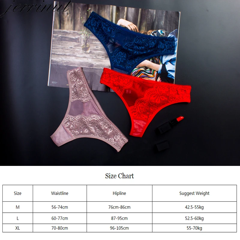 3 шт. женские прозрачные трусики-стринги из хлопка | Женская одежда