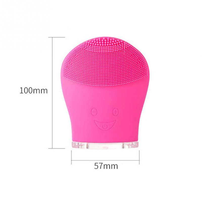 Electric Facial Cleansing Brush Soft Silicone Face IPX7 Waterproof USB Rechargeable Washing | Красота и здоровье
