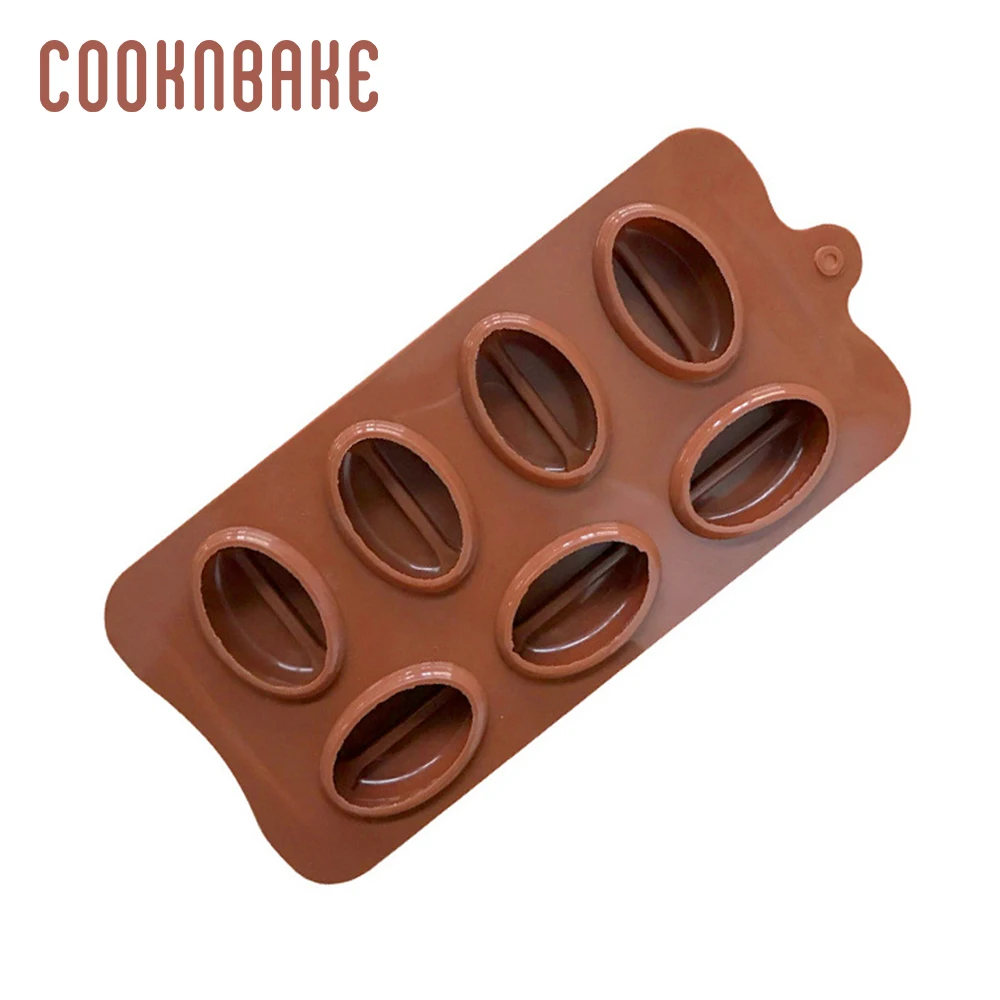 COOKNBAKE силиконовая форма для шоколада, кофейных зерен, конфет, клейкий помадка, форма для украшения торта, кондитерский инструмент, ледяная форма для желе для мыла, пудинг