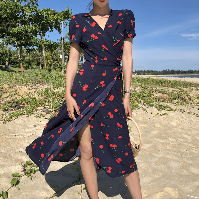 Robe femme ete модное Брендовое летнее стильное платье сексуальное шифоновое женское с