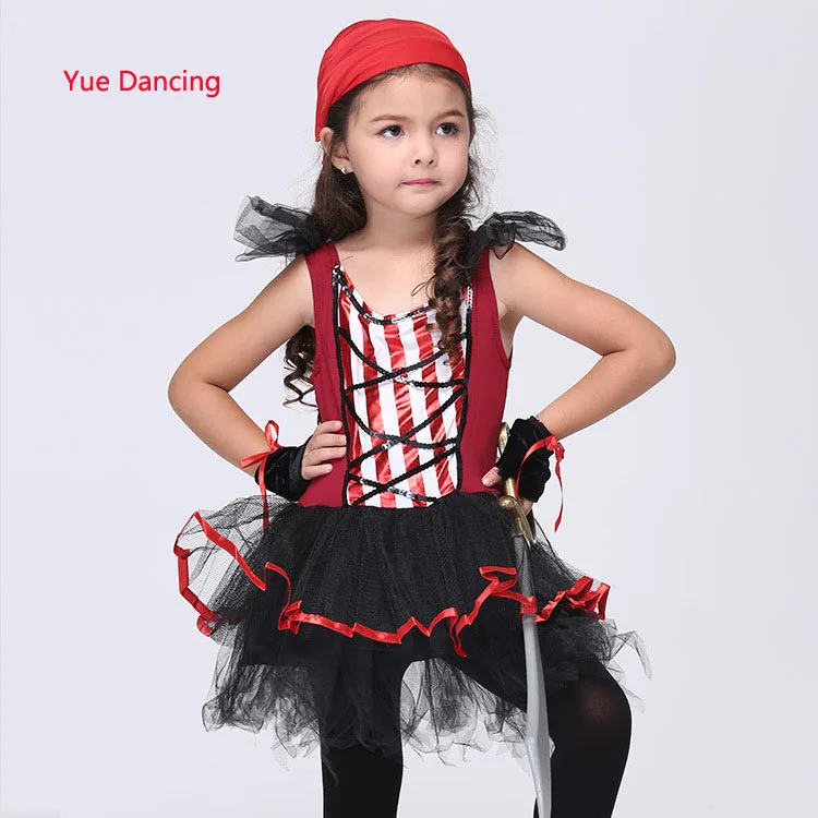2016 Хэллоуин/Рождество пиратские костюмы вечерние для девочек косплея детей