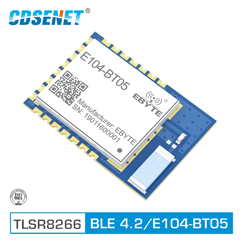 E104 BT05 TLSR8266 2 4 ГГц BLE4.2 UART беспроводной модуль приемопередатчика SMD Bluetooth AT Command Slave