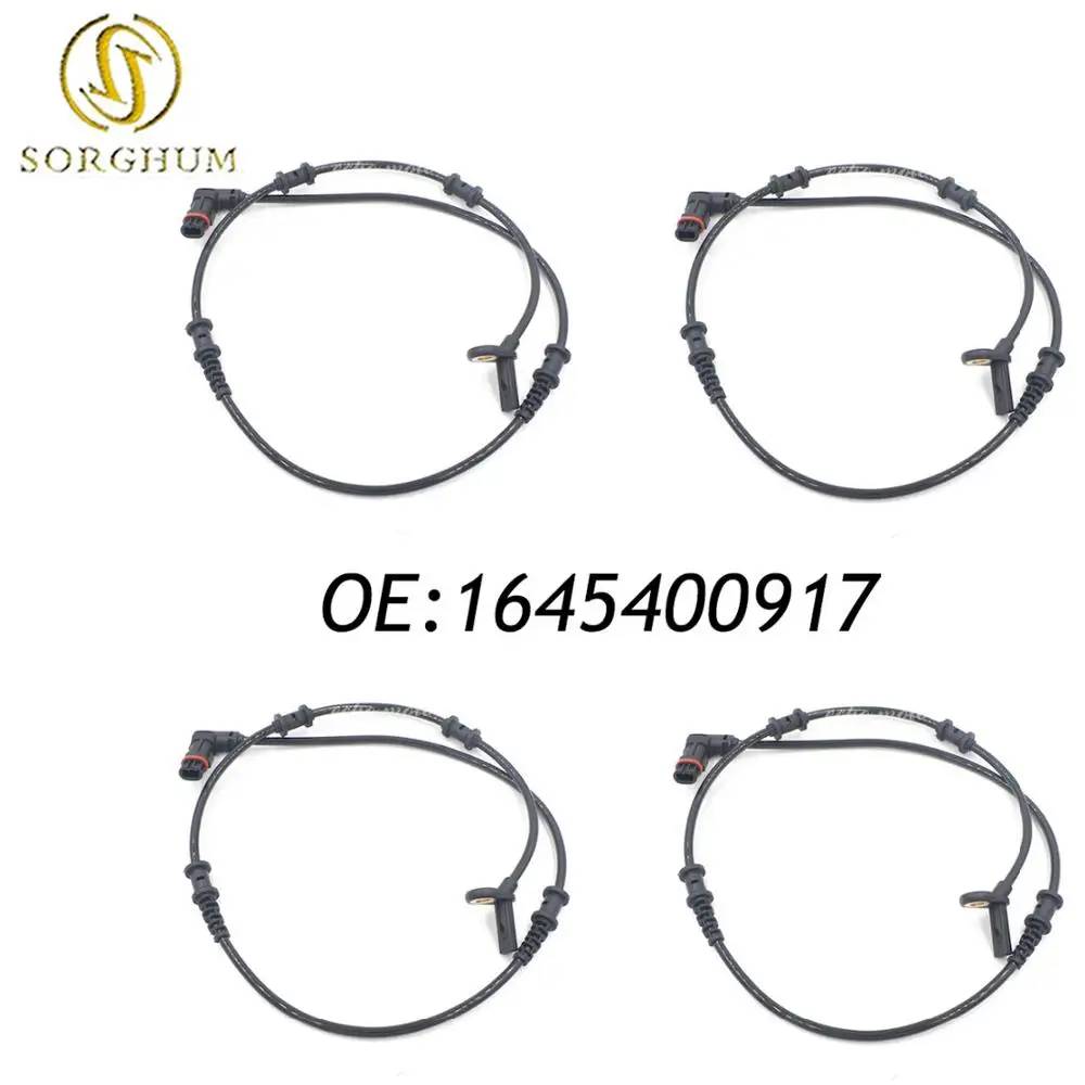 Новые 4 шт. 1645400917 Передний левый/правый ABS Скорость Сенсор для Mercedes-Benz W164 GL320 ML320 ML350