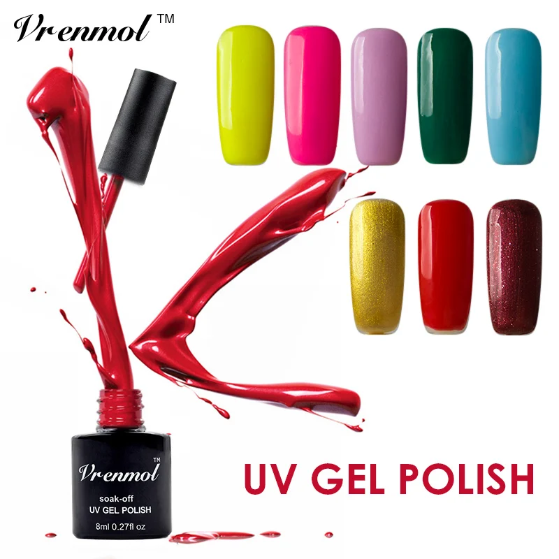 Vrenmol 1 шт. Полупостоянный лак художественный дизайн УФ-гель для ногтей VernisTop