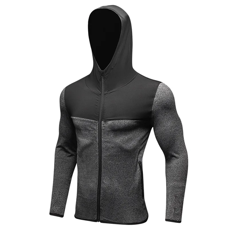 Мужские зимние пальто толстовка на молнии для отдыха Фитнес ветровка