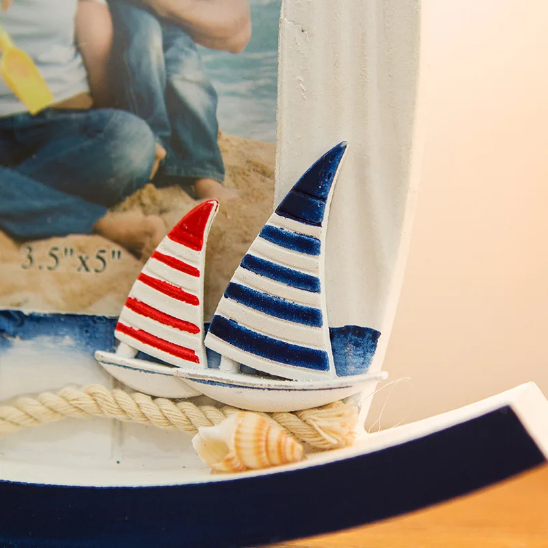 5 дюймов Творческий качели лодка Стильная рамка для фотографий в