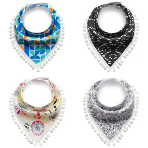 1 шт. Детские слюнявчики для кормления Слюнявчики Треугольные