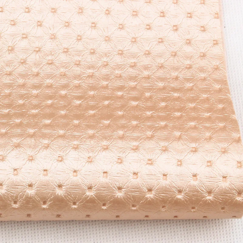 4 Lychee Life A4 Embossed Dot PU Leather Fabric High Quality Synthetic Leather DIY Sewing Material for Handmade Crafts - Цвет: 4