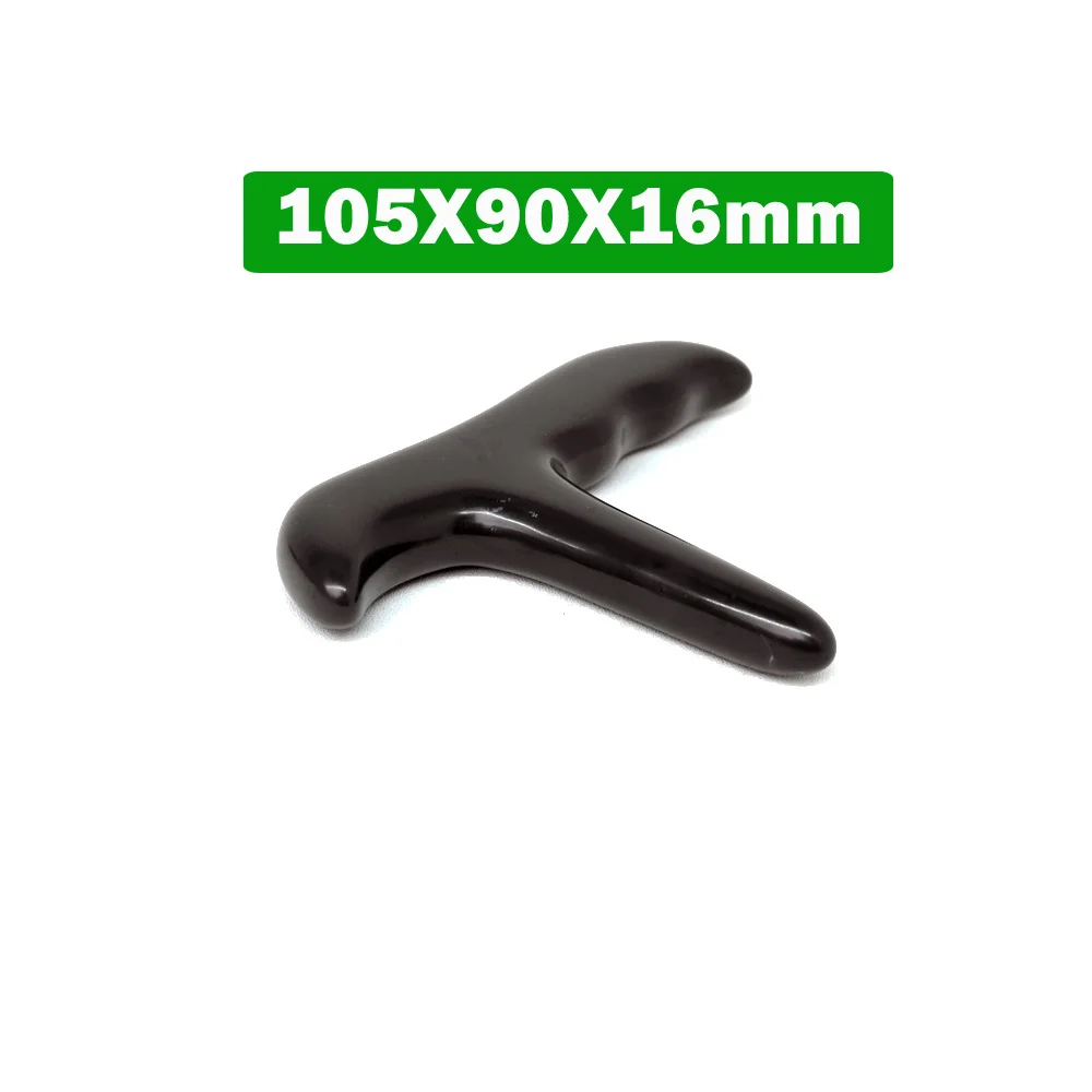 105X90X16MM 5A класс Si Bin Бянь камень массаж Guasha красота лицо гриб царапин массажер инструмент тело лицо похудение скребок V-line лицо - Цвет: 105X90X16MM