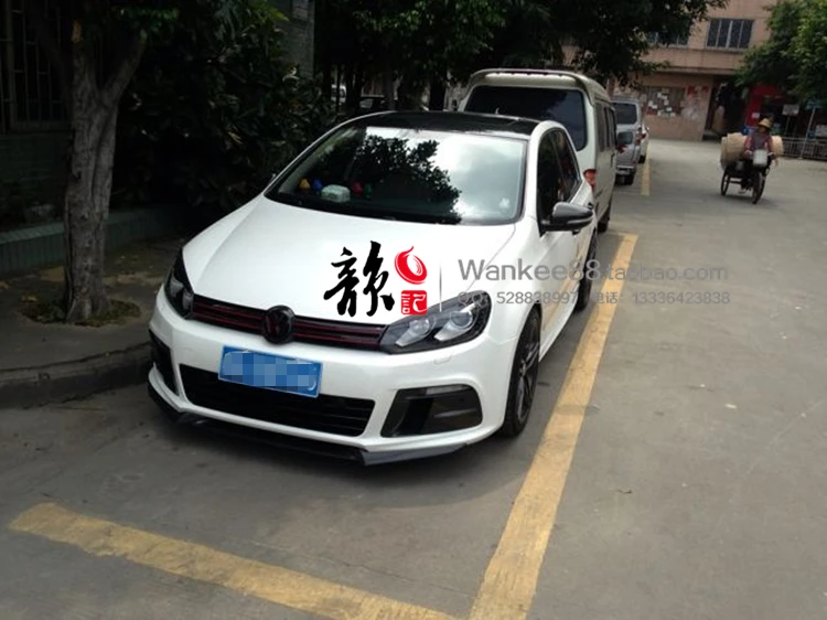 Подходит для Volkswagen Golf 6 R20 R OS углеродное волокно впускная воздушная линия решетка гоночные Решетки Решетка
