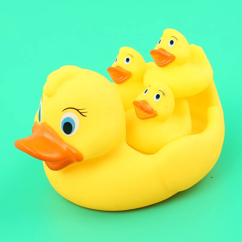 Игрушки для купания oyuncak игрушки в ванной резиновая утка водяное Колесо|Игрушки