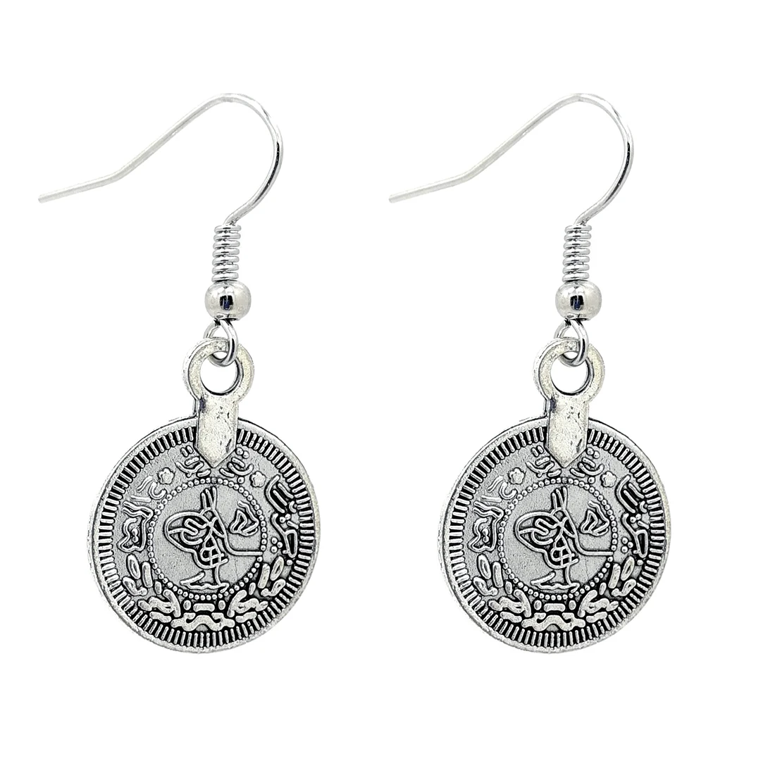 Винтажные богемные монеты ювелирные изделия из бисера Эффектные серьги