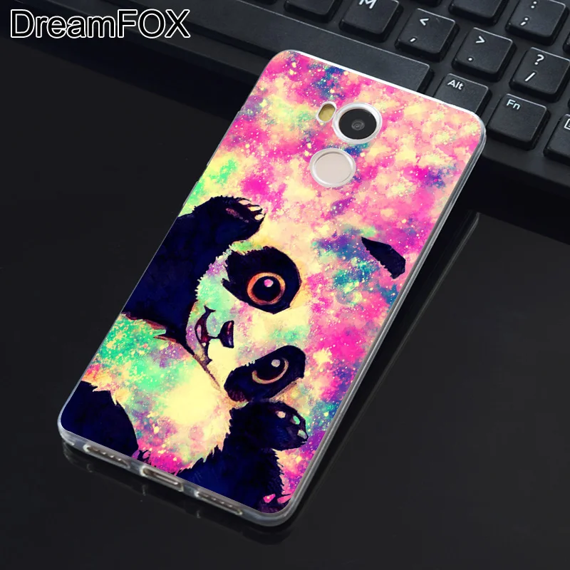 DREAMFOX M200 милое животное панда из мультфильма Мягкий силиконовый чехол ТПУ для Xiaomi