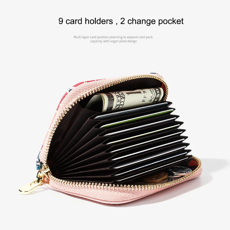 Unishow с принтами в виде кошек Для женщин держатель для карт рисунками животных на