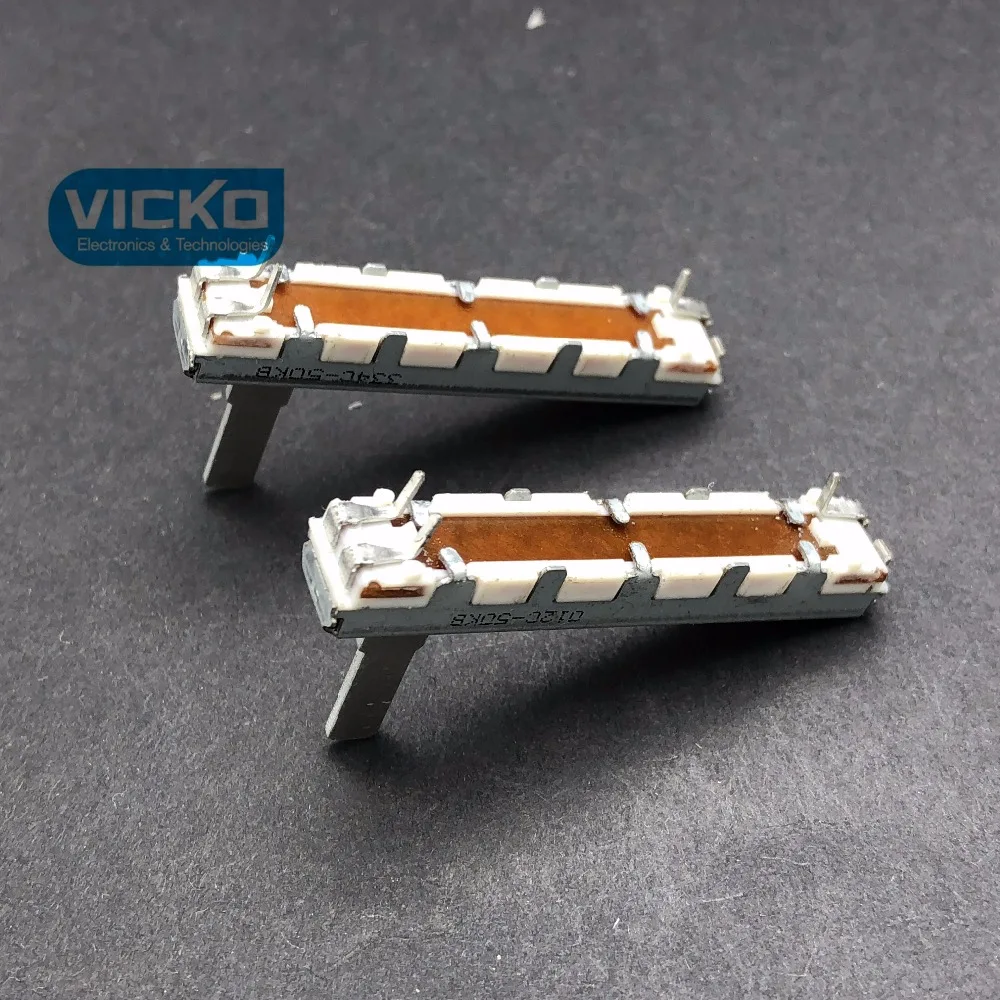 Японский горный потенциометр ALPS 4 5 см 45 мм одноканальный B50K 50 КБ ручка 15 поездка 30