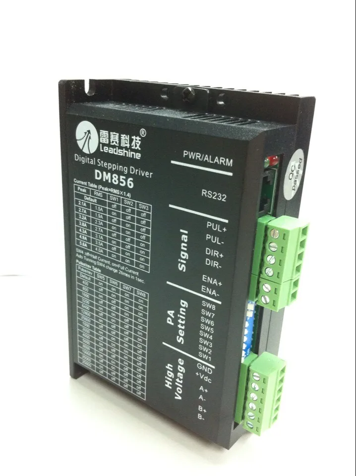 Лучшее качество оригинальный Leashine DSP дизайн 2 фазный цифровой шаговый привод DM856