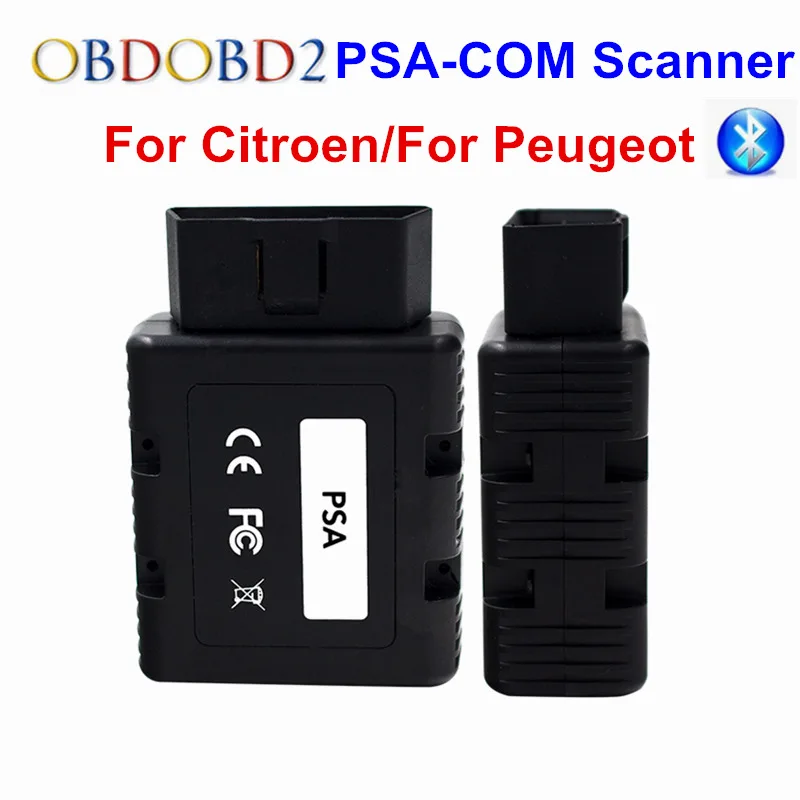 Автомобильный диагностический сканер PSACOM PSA COM Bluetooth OBD2 для Peugeot Citroen