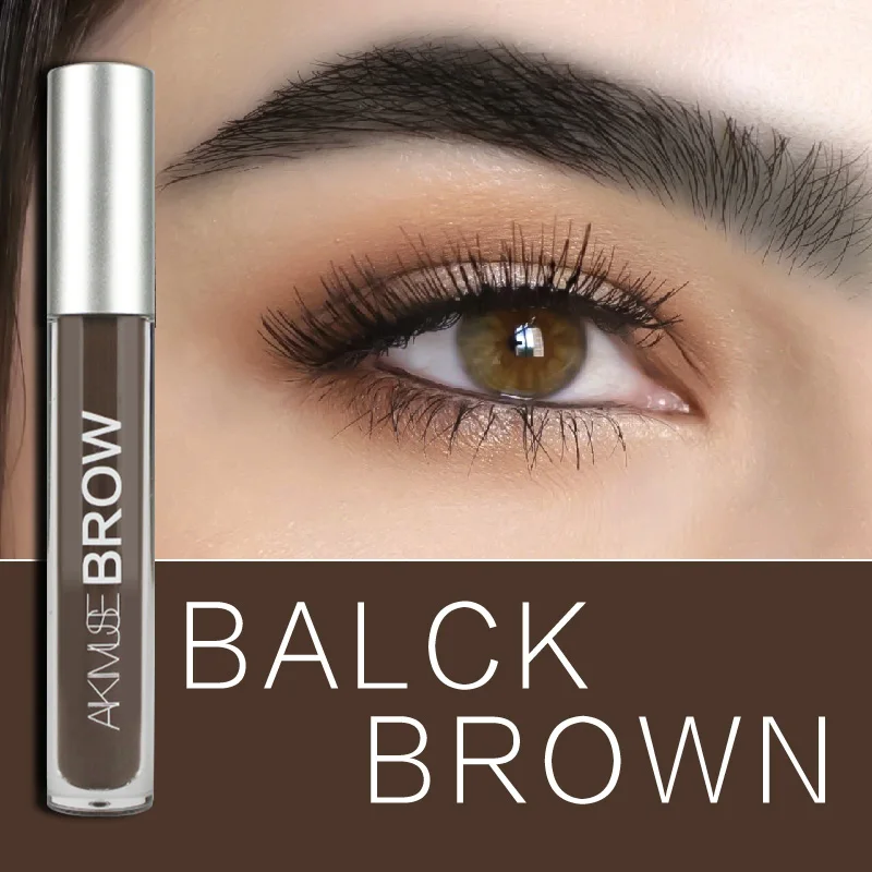 BLACKBROWN KIMUSE усилители для бровей, ТИНТ, косметика, натуральная, стойкая краска, тату, для бровей, водостойкая, черный, коричневый, карандаш для бровей, макияж - Цвет: BLACKBROWN