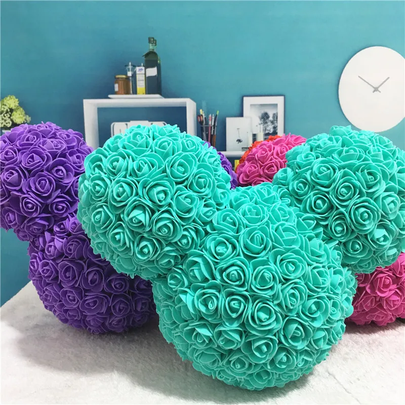 Модные креативные подарки 25 см цветы из материала pe Микки patternn Свадебные украшения подарок на день Святого Валентина милый мультфильм ребенок подарок