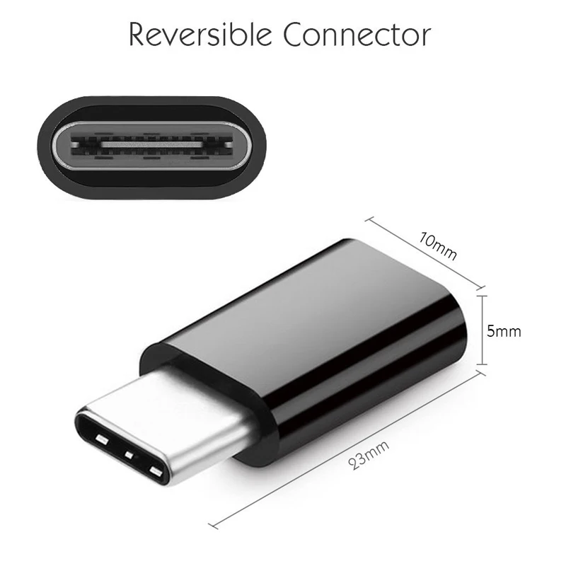 Алюминиевый Разъем MicroUSB Type C USB OTG адаптер для Xiaomi mi5 4c Meizu Pro 6 Huawei P9 Lite Adaptador