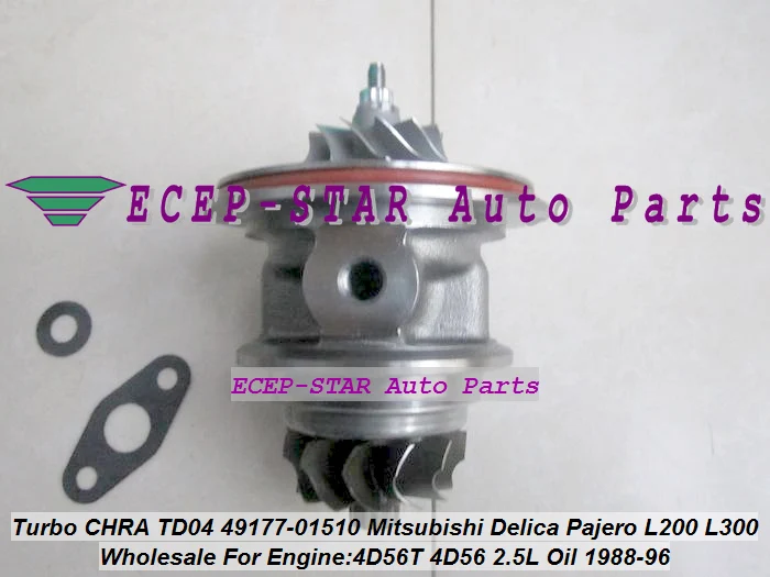 Бесплатная доставка Картридж Turbo с масляным охлаждением CHRA TD04 49177 01510 01511 MD106720 для