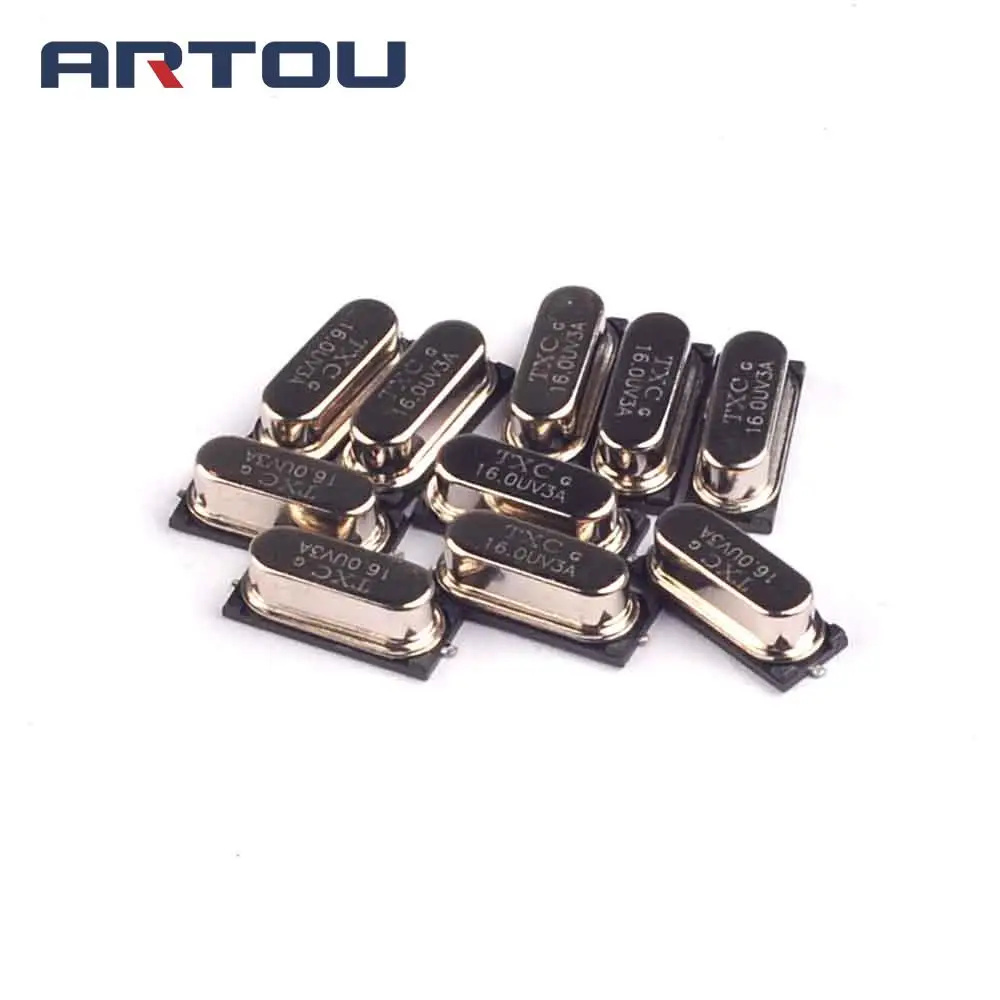 10 шт. 49SMD 16 000 МГц Пассивный кристаллический осциллятор SMD | Электронные компоненты