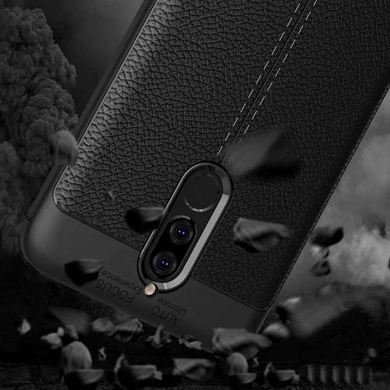 YUETUO черный чехол на заднюю панель телефона, чехол, чехол для huawei mate 10 lite матовый 10 lite nova 2i Honor 9i силиконовые аксессуары
