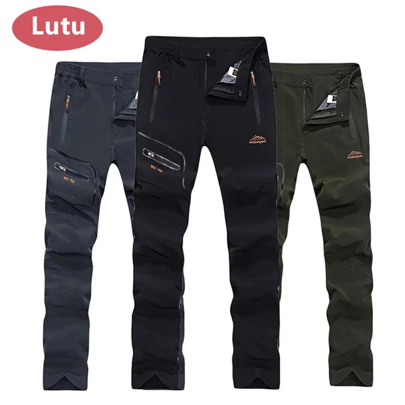 LUTU Thin Spring Summer Outdoor Sport Climbing Camping Trousers Quick Dry Trekking Hiking Pants men | Спорт и развлечения