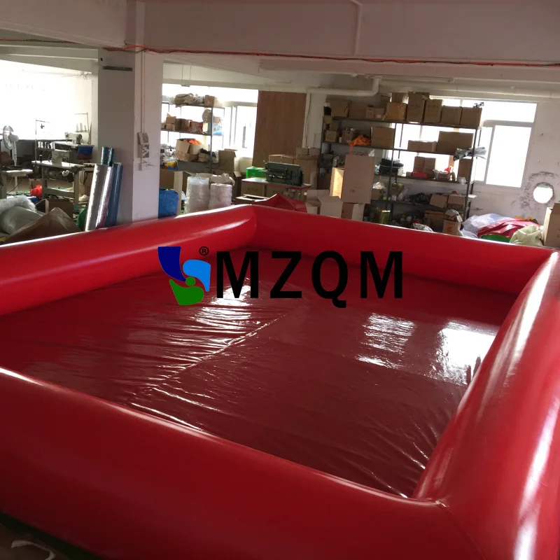 MZQM 6*5 м наружные надувные водные игры ПВХ брезент большой надувной бассейн для