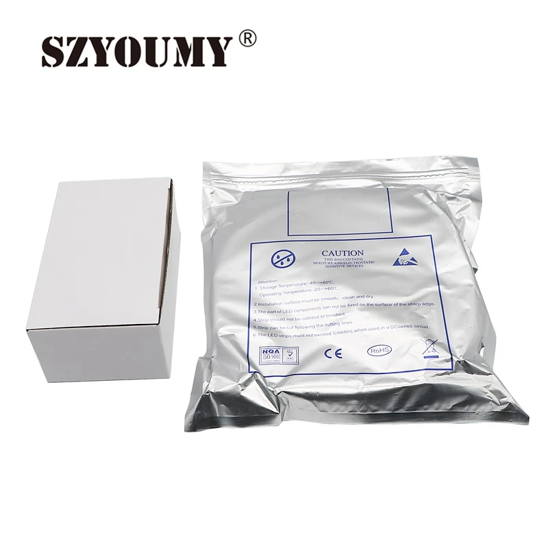 SZYOUMY DC 12 V 6803 IC 133 чудесный необычный цветной 10 м светодиодный гибкие полоски RGB свет 30 светодиодный/м IP67 трубка Водонепроницаемый SMD 5050 лента лампа