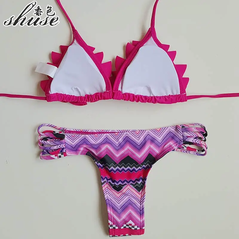 Новый комплект бикини Холтер спинки Для женщин купальный Костюмы мягкий