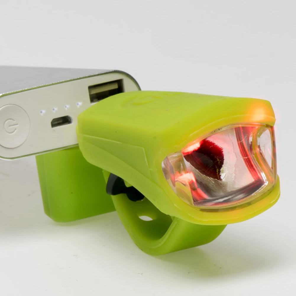 USB перезаряжаемые велосипед передний свет высокой мощность Предупреждение