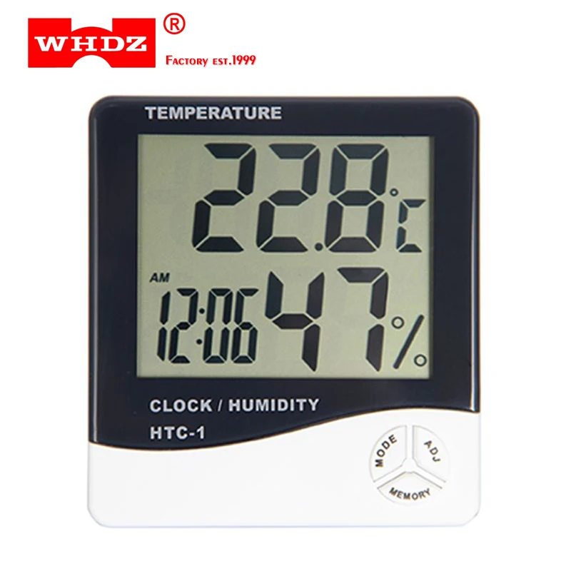 WHDZ электронный измеритель температуры и влажности ЖК цифровой термометр