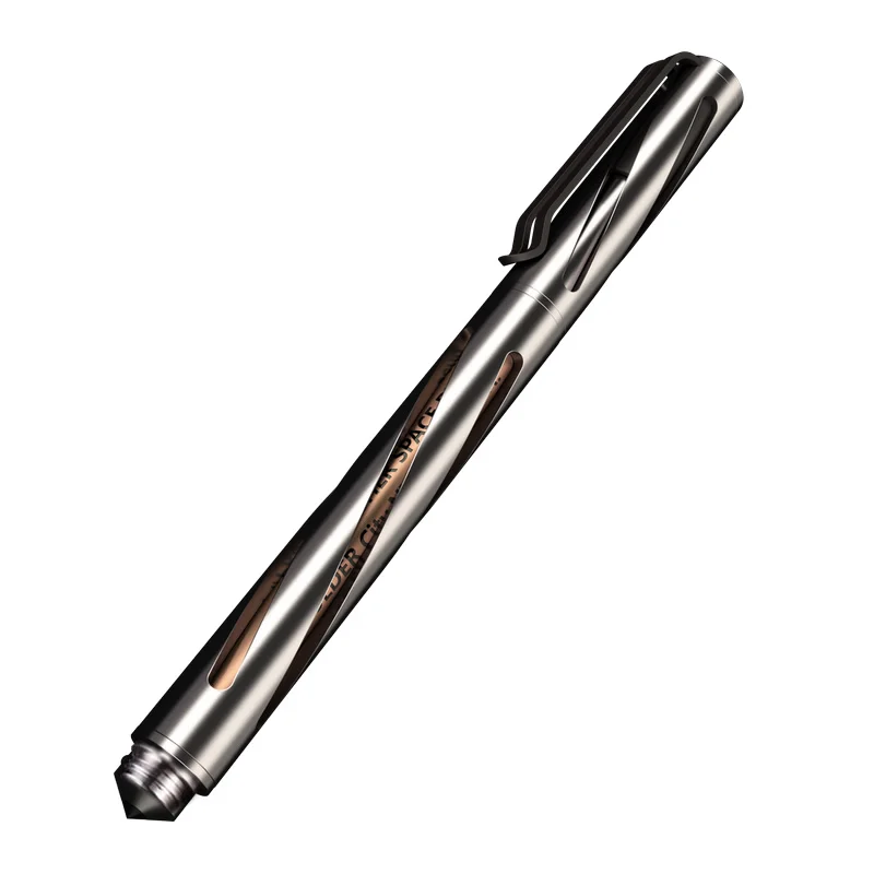 NITECORE NTP10 титановая тактическая ручка Hallow Carve Body tungsten steel конический наконечник+ ручка из матового алюминия сплав чехол инструмент difesa