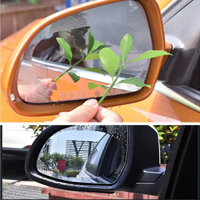 2 шт. Автомобильное зеркало заднего вида непромокаемая Защитная пленка для